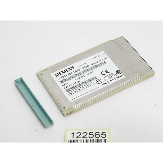 Siemens RAM Memory Card for S7-400 1MB 6ES7952-1AK00-0AA0 6ES7 952-1AK00-0AA0