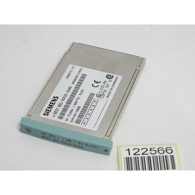 Siemens memory card for S7-400 1MB 6ES7952-1KK00-0AA0 6ES7 952-1KK00-0AA0