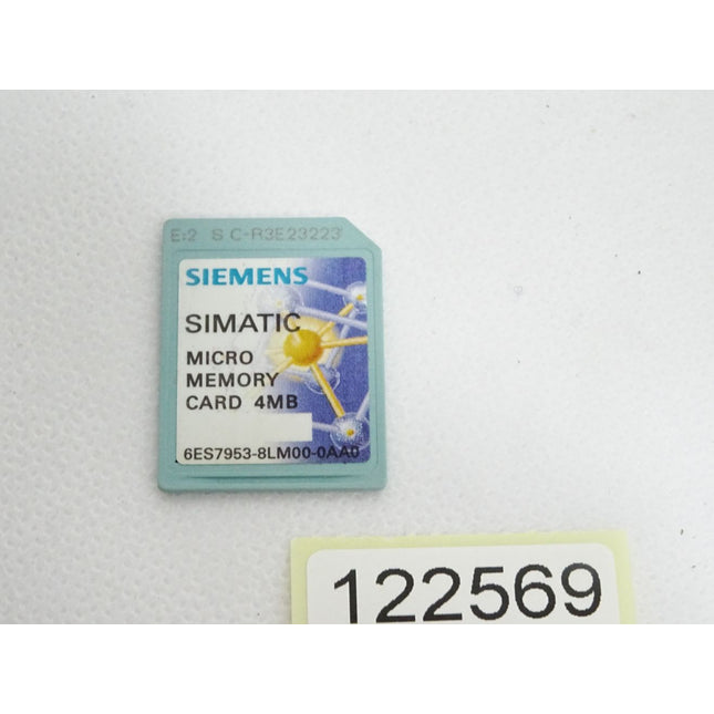 Siemens Micro Memory Card 8MB 6ES7953-8LM00-0AA0 6ES7 953-8LM00-0AA0