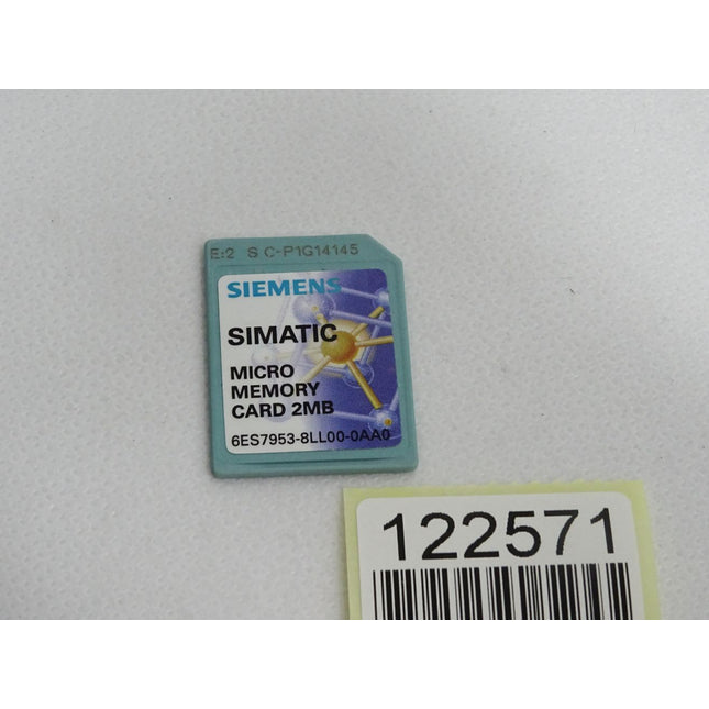 Siemens Micro Memory Card 2MB 6ES7953-8LL00-0AA0 6ES7 953-8LL00-0AA0