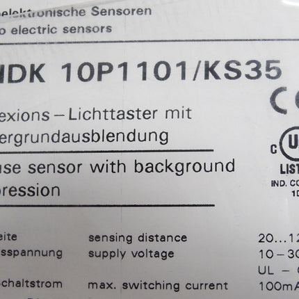 Baumer Reflexions-Lichttaster FHDK 10P1101/KS35 10146073 / Neu OVP