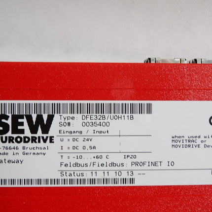 SEW Eurodrive Gateway DFE32B / UOH11B DFE32B/UOH11B Feldbus Profinet IO - Maranos.de