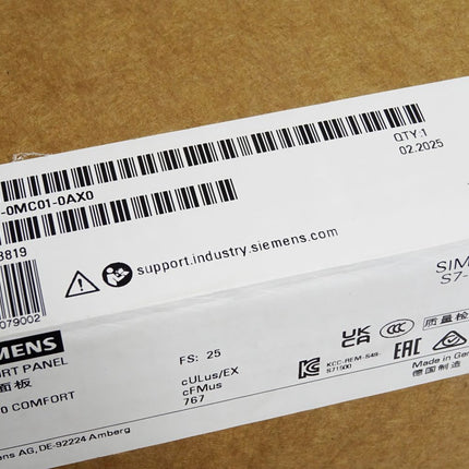 Siemens S7-1500 TP1200 Comfort Panel 6AV2124-0MC01-0AX0 / Neu OVP versiegelt
