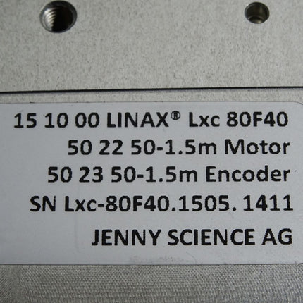Jenny Science 151000 Linax Linearmotor-Achse Lxc 80F40 - Maranos.de