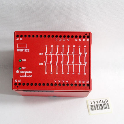 Allen Bradley Guard Master Safety Relay MSR122E 440R-E21358 - Maranos.de