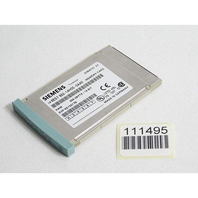 Siemens Memory Card 6ES7952-1AH00-0AA0 6ES7 952-1AH00-0AA0 256KB - Maranos.de