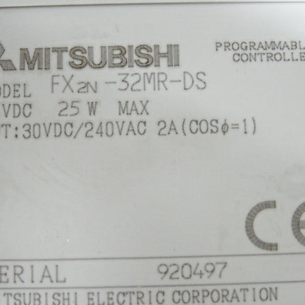 Mitsubishi Electric I/O Modul FX2N-32MR-DS 24VDC 25W