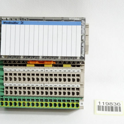 Weidmüller 830727 CAN 4AI UI Basisklemmblock ZSB-1.5/16-S/S/PE
