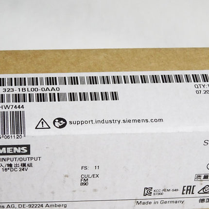 Siemens S7-300 6ES7323-1BL00-0AA0 6ES7 323-1BL00-0AA0 Neu OVP versiegelt - Maranos.de