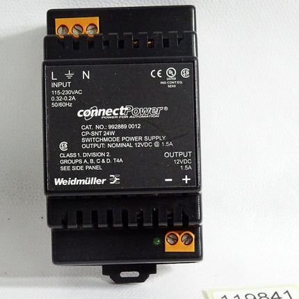 Weidmüller Connect Power 9928890012 CP-SNT 24W Switchmode power Supply