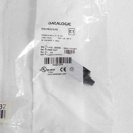 Datalogic S100-PR-5-C10-PK 950811210 Reflexions-Lichttaster / Neu OVP - Maranos.de