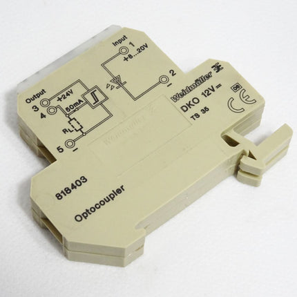 Weidmüller Optokoppler 818403 DKO 12VDC TS35