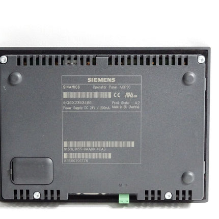 Siemens 6SL3055-0AA00-4CA3 SINAMICS operator panel AOP30 - Maranos.de