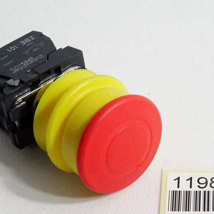 Schneider Electric Not-Aus Pilzdrucktaster + ZBE-101 + ZBE-102 / Neuwertig