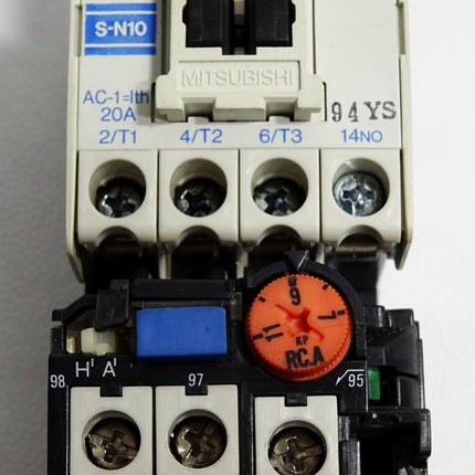 Mitsubishi TH-N12 KP Thermal Overload Relay + Schütz S-N10 - Maranos.de