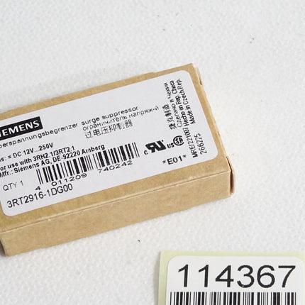 Siemens Überspannungsbegrenzer 3RT2916-1DG00 / Neu OVP - Maranos.de