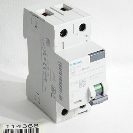 Siemens FI-Schutzschalter 5SV3312-6 RCCB 25A / Unbenutzt - Maranos.de
