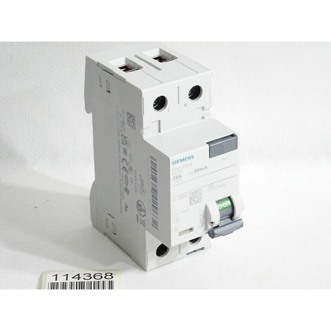 Siemens FI-Schutzschalter 5SV3312-6 RCCB 25A / Unbenutzt - Maranos.de