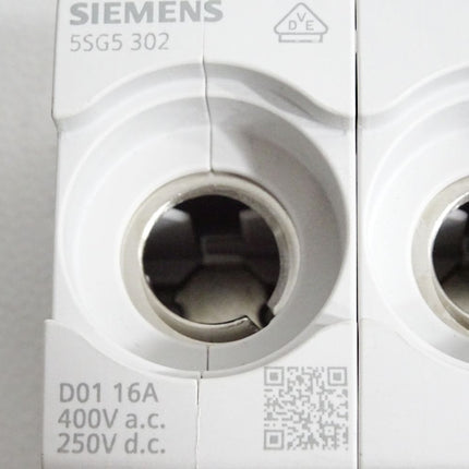 Siemens Sicherungssockel 5SG5302 D01 16A / Unbenutzt - Maranos.de
