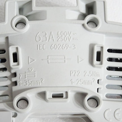 Siemens Sicherungssockel 5SG1702 D02 63A 250V 400AVC - Maranos.de