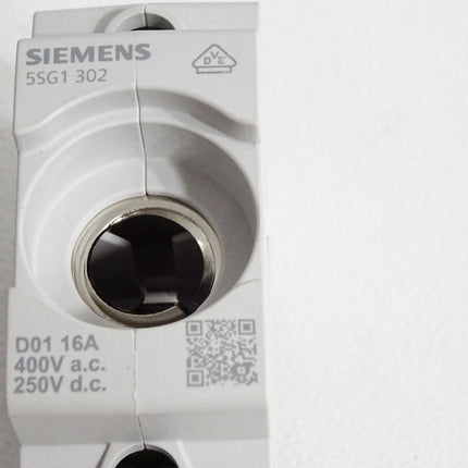 Siemens Sicherungssockel 5SG1302 D01 16A 250V 400AVC / Unbenutzt - Maranos.de