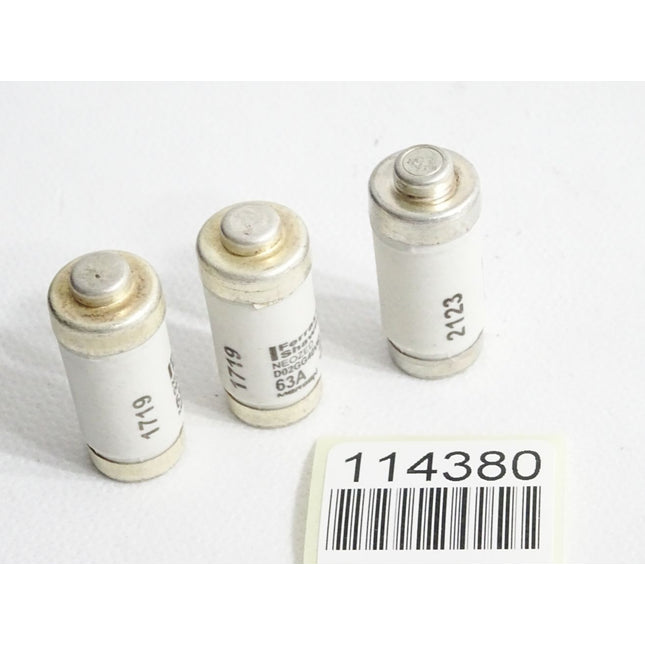 Mersen D02 gL/gG D02GG40V63 63A 250V 400VAC 3 Sicherungseinsätze / Unbenutzt - Maranos.de