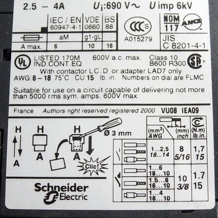 Telemecanique LRD 08 LRD08 Motorschutzrelais - Maranos.de