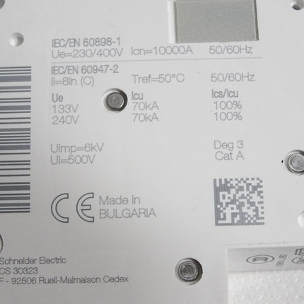 Schneider Electric A9F07103 Leitungsschutzschalter Acti 9 iC60H / Neu - Maranos.de