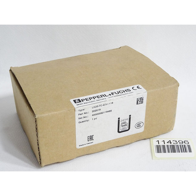 Pepperl+Fuchs 202519 LK28-FC-Z/31/116 Brandschutz-Einweg-Lichtschranke / Neu OVP - Maranos.de