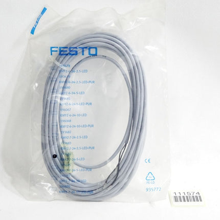 Festo Steckdosenleitung 193684 KMYZ-7-24-5-LED / Neu OVP - Maranos.de