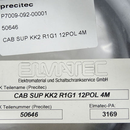 Precitec P7009-092-00001 CAB SUP KK2 R1G1 12POL 4M / Neu OVP - Maranos.de