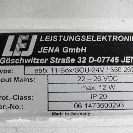 LEJ leistungselektronik Jena ebfx11-Box/SOU-24V/350.26D