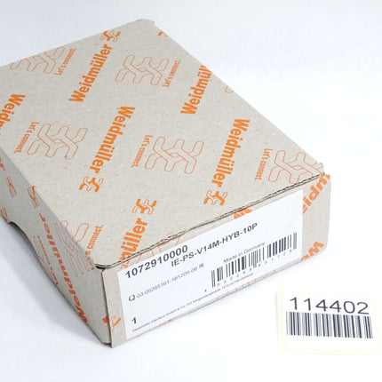 Weidmüller Stecker Hybrid Cat.5 1072910000 IE-PS-V14M-HYB-10P / Neu OVP - Maranos.de