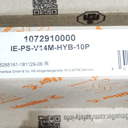 Weidmüller Stecker Hybrid Cat.5 1072910000 IE-PS-V14M-HYB-10P / Neu OVP - Maranos.de