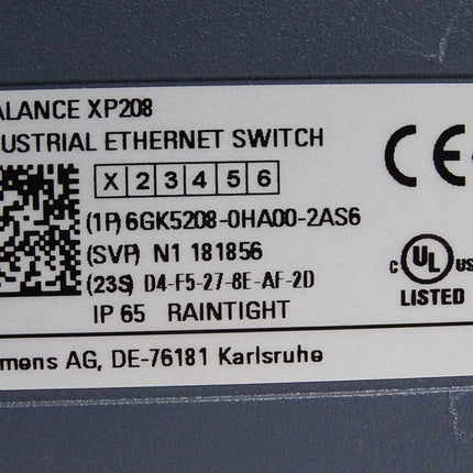 Siemens Scalance XP208 6GK5208-0HA00-2AS6 / Unbenutzt mit Lagerspuren - Maranos.de