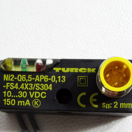 Turck Induktiver Sensor Abfrageset Ni2-Q6,5-AP6-0,13-FS4.4X3/S304 1650048
