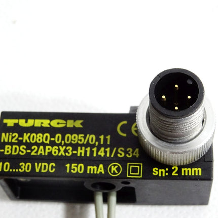 Turck Induktiver Sensor Ni2-K08Q-0,095/0,11-BDS-2AP6X3-H1141/S34 1650124 - Maranos.de