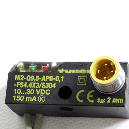 Turck Induktiver Sensor Abfrageset Ni2-Q9,5-AP6-0,1-FS4.4X3/S304 1650048