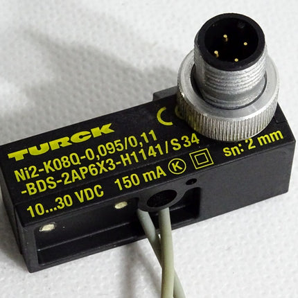 Turck Induktiver Sensor Ni2-K08Q-0,095/0,11-BDS-2AP6X3-H1141/S34 1650124