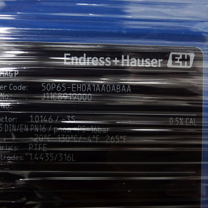 Endress+Hauser PROMAG 50P 50P65-EH0A1AA0ABAA Durchflussmessgerät / Neu OVP - Maranos.de