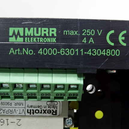 Rexroth Ventilverstärker VT-VRPA2-1-11/VO/T1 R900979887 Murr 4000-63011-4304800 - Maranos.de