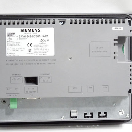 Siemens Panel MP277 6AV6643-0CB01-1AX1 6AV6 643-0CB01-1AX1 in sehr gutem Zustand - Maranos.de
