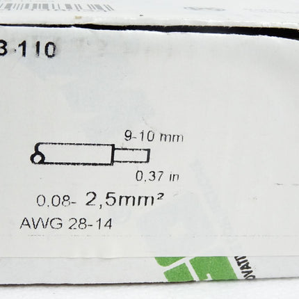 Wago Stecker 753-110 / Neu Preis pro Stück ohne OVP