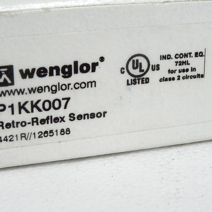 Wenglor Spiegelreflexschranke für transparente Objekte P1KK007 / Neu OVP