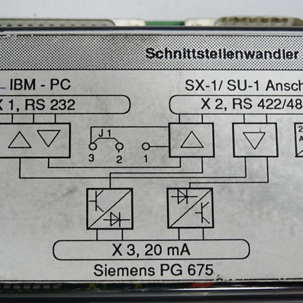 Elau Schnittstellenwandler SW-1 SW-1/12 Wandler IBM-PG/PT-1 - Maranos.de