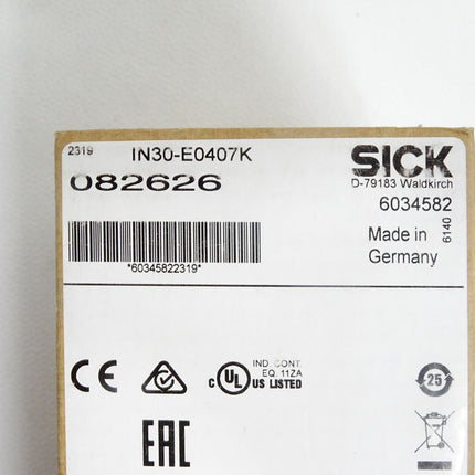 Sick berührungslosen induktiven Sicherheitsschalter IN30-E0407K 6034582/ Neu OVP