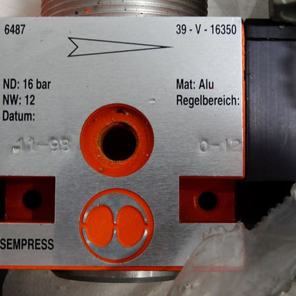 Parker 39-V-16350 6487 + TAF 413-GR-SU-24V MF-1/2-VW / Unbenutzt mit Lagerspuren - Maranos.de