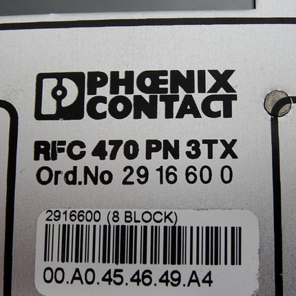 Phoenix Contact 2916600 RFC 470 PN 3TX Controller - Maranos.de