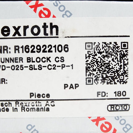 Rexroth Kugelwagen KWD-025-SLS-C2-P-1 R162922106 / Neu OVP