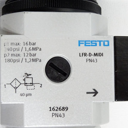 Festo Filter-Regelventil LFR-D-MIDI 162689 / Neu OVP